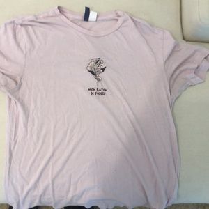 Vibrant Pink M graphic-tee